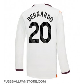 Manchester City Bernardo Silva #20 Replik Auswärtstrikot 2023-24 Langarm